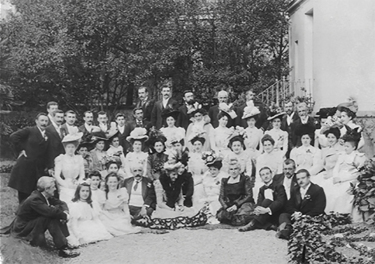 Wedding of Juan Aguirre and Carmen Achútegui, 1899. Wedding of Juan Aguirre and Carmen Achútegui, 1899.